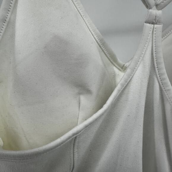 SO Junior Sporty Mini Tennis Dress Skort Spaghetti Straps Activewear White S - Picture 4 of 7